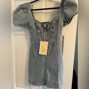 Corset Style Jean Dress from Cattivo Boutique